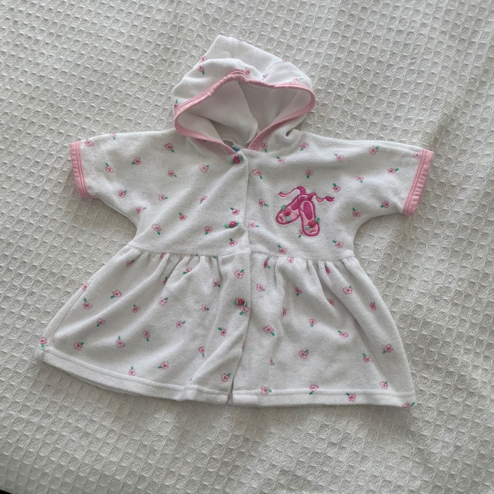 VTG Ballerina Terry Cloth Swim Cover Up - Size 24m